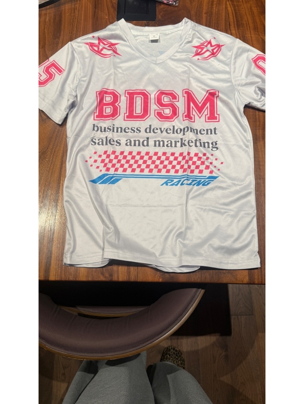 Jersey BDSM Business Development Sales Marketing Racing Jersey Tee Medium